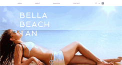 Desktop Screenshot of bellabeachtan.com